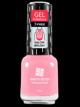 Brigitte Bottier Лак д/ногтей GEL FORMULA тон 67 средне-розовый 12мл BB-GF67