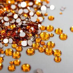 Стразы усечённый конус для творчества, стекло, d=1.5-6.5 мм, набор 1000 шт.