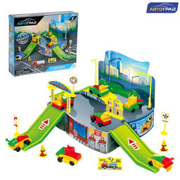Парковка детская Гараж, 2 машинки, аксессуары