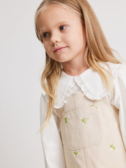 ACOOLA / Сарафан детский для девочек Sansa бежевый  фото 5