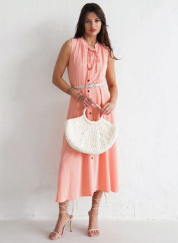 Платье, как из к/ф Красотка, персиковое