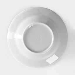 Тарелка глубокая Добрушский завод «Бельё», 250 мл, d=20 см, фарфор, белая