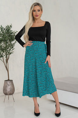 Юбка (изумрудный) Ю11-15/5 - Николь фото 2