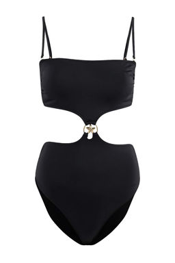 Siyah Straplez Kapl? Dokum Aksesuarl? Regular Mayokini TBESS26MY00006