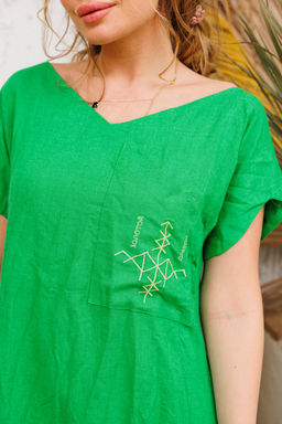 Платье AMORI 9733 яблоко  фото 4