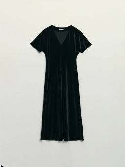 Платье миди из бархата / Zarina