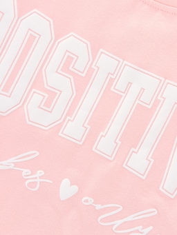 Футболка с принтом UD 7569 крем-роз - Mini maxi фото 6