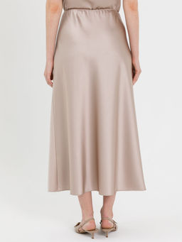 Юбка атласная