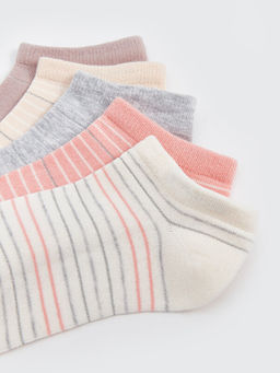 ?izgili Kad?n Patik ?orap 5li