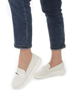 03-PDL 205-5 LT. BEIGE Полуботинки женские (натуральная кожа) - Фабричный китай фото 2