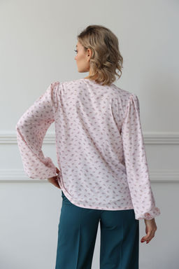 Блузка с глубоким вырезом - Looklikecat фото 4