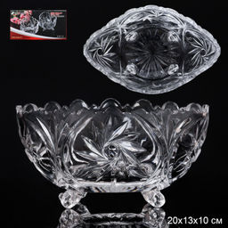 Ваза для фруктов 20х13x10 см / S-587 /уп 12/ фруктовница