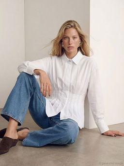 Kad?n Pileli Peplum G?mlek