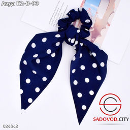 Резинка-платок в горошек