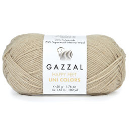Хеппи фит однотонный (Happy feet Uni Colors) пряжа GAZZAL 75%меринос 25%полиамид10х50г/165м