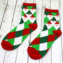 Носки НГ р.35-40 Новогоднее настроение Ромбики - Krumpy фото 2