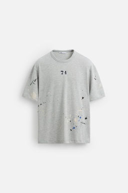 PAINT SPLATTER NUMBER T-SHIRT - Zara фото 7