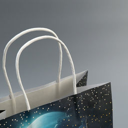 Цена за 2 шт. Пакет подарочный крафтовый Рамадан, 22 х 25 х 12 см - Доступные радости фото 6