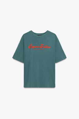 SLOGAN PRINT T-SHIRT - Zara фото 6