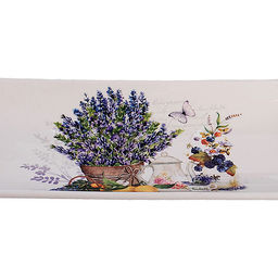 60201 Блюдо сервировочное 28х10,6х3см Утренняя свежесть доломит LR (х24) - Mayer&boch фото 2