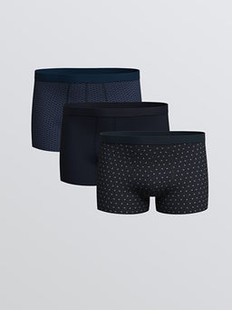 Standart Kal?p Pamuklu Esnek Erkek Boxer 3l?