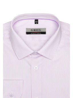 Сорочка мужская длинный рукав GREG 171/237/0633/ZN/1p STRETCH  фото 3
