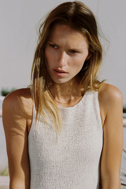 TOP PUNTO GRUESO / Crudo - Zara фото 2