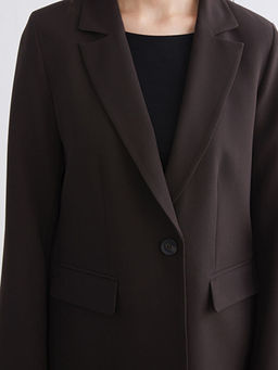 Krep Kad?n Blazer Ceket