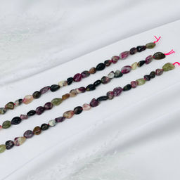 Бусины для украшений из Турмалина микс (галтовка) 40 см