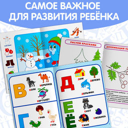 Обучающие книги Полный годовой курс. Серия от 2 до 3 лет, 6 книг по 16 стр., в папке - Буква-ленд фото 12