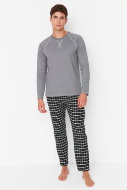 TRENDYOL MAN Siyah Regular Fit Pijama Tak?m? THMAW22PT0426 - Trendyolmilla фото 2