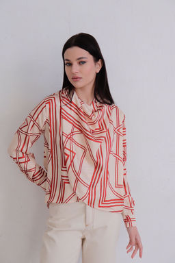 12012 Блуза с драпировкой - Martichelli фото 12