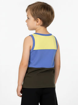 Майка-борцовка UD 0723 синий - Mini maxi фото 2