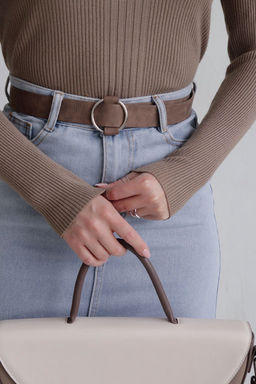 11606 Юбка из денима голубая - Martichelli фото 4