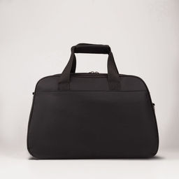 Сумка дорожная на молнии, наружный карман, длинный ремень, цвет чёрный - Simaland фото 3