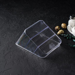 Органайзер для специй Alt, 15.8×14.9×13.2 см, пластик, прозрачный