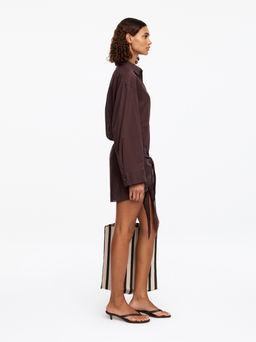 Vestido camisero en mezcla de lyocell - H&m фото 4