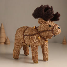 Фигурка Лось в упряжке, 23?9?22.5 см