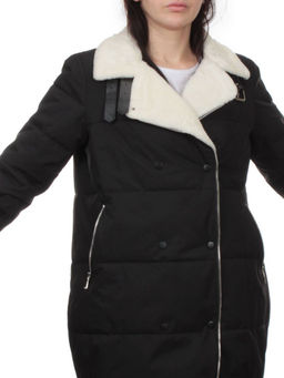 S24-236 BLACK Куртка демисезонная женская (100 гр. холлофайбер) - Fashion фото 2