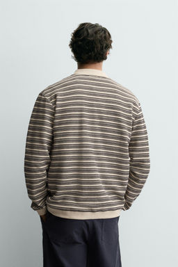 STRIPED TEXTURED JACKET - Zara фото 3