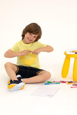 U. S. Polo Assn Детская светло-желтая футболка с круглым вырезом - U.s. polo assn фото 2