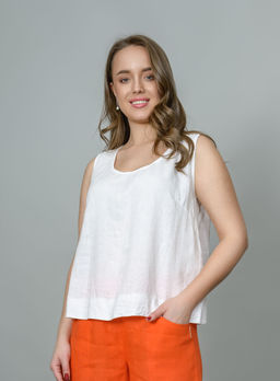 Топ 70% лен+ 30% вискоза