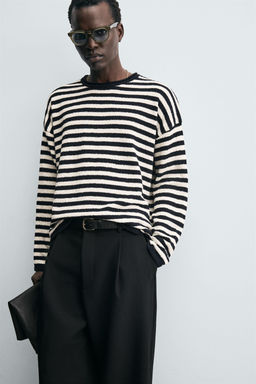 LIGHTWEIGHT STRIPED SWEATER - Zara фото 5