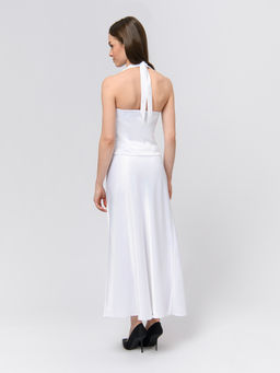 Юбка белого цвета длины миди - 1001dress фото 5