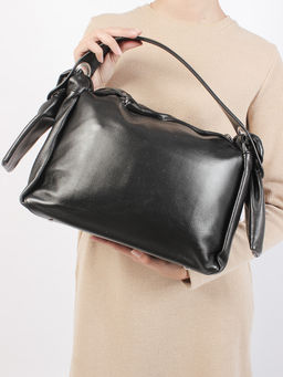 LACCOMA сумка C0993H-черный натуральная кожа полиэстер фото 7