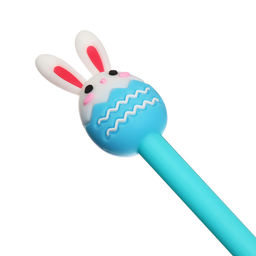 Цена за 12 шт. Ручка-прикол Calligrata «Зайка», чёрный стержень, гелевая, МИКС