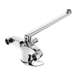 Смеситель для ванны ZEIN ZC2047, излив 30 см, картридж 40 мм, с душевым набором, хром