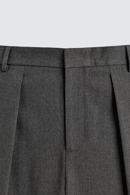 PLEATED WIDE-LEG TROUSERS - Zara фото 9