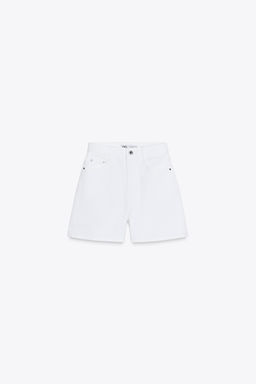 Z1975 MOM-FIT HIGH-WAIST SHORTS - Zara фото 6