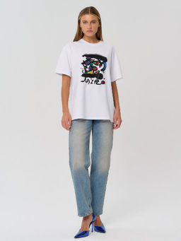 Футболка женская 12421-42016 white - Eleganzza фото 2